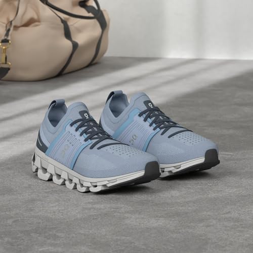 On Women's Cloudswift 3 Sneakers, Metal/White, 6.5 Medium US