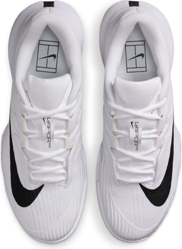 Nike Vapor Pro 3 Women's Hard Court Tennis Shoes (FZ2158-101, White/Black) Size 12