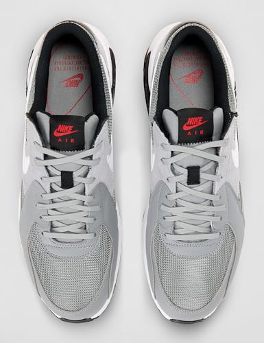 Nike Men's Air Max Excee, Particle Grey/White-Black-University Red, 10