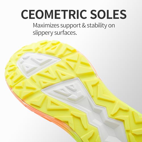 FLYPP LX Men's and Women's Barefoot Running Shoes with Wide Toe Box & Zero Drop Sole - Non-Slip Lightweight Athletic Sneakers for Trail, Hiking, Gym, Walking Cyan
