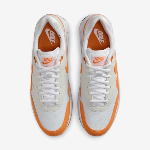 Nike Air Max 1 '86 OG G Men's Golf Shoes (DV1403-118, White/Photon Dust/Black/Bright Ceramic) Size 10.5