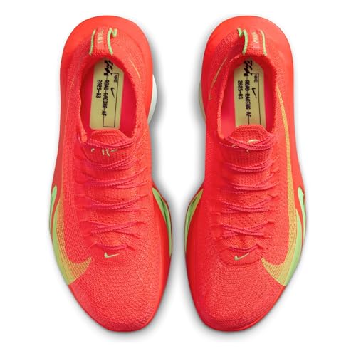 Nike Alphafly 3 Men's Road Racing Shoes (FD8311-600, Bright Crimson/Lime Blast/Mint Foam/Cave Purple) Size 11