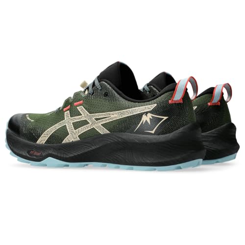 ASICS Men's Gel-Trabuco 12 Sneaker, Smog Green Feather Grey, 6 US