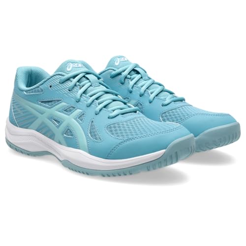 ASICS Men's Upcourt 6 Volleyball Shoes, 10, Stillwater/Ocean Decay