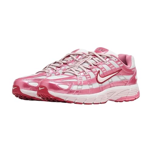 Nike P-6000 Women's Shoes (Summit White/Peony/Team Crimson/Silt Red) Size 6.5