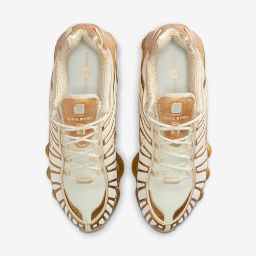 Nike Shox TL Women's Shoes (Coconut Milk/Metallic Gold/Celestial Gold/Metallic Copper) Size 6.5