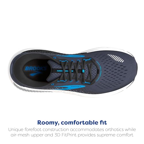 Brooks Men's Addiction GTS 15 Supportive Running Shoe - India Ink/Black/Blue - 10.5 Medium