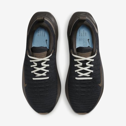 Nike InfinityRN 4 Men's Road Running Shoes (FZ3652-010, Black/Velvet Brown/Earth/Baroque Brown) Size 7.5