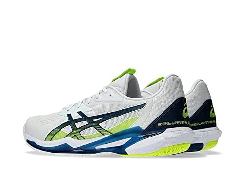 ASICS Men's Solution Speed Ff 3 Sneaker, White Mako Blue, 6