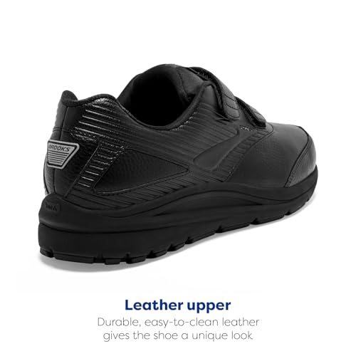 Brooks Women's Addiction Walker V-Strap 2 Walking Shoe - Black/Black - 10.5 X-Wide