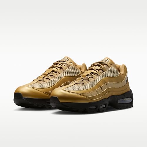 Nike Air Max 95 "Big Bubble Men's Shoes (Metallic Gold/University Red/Elemental Gold/Black) Size 14