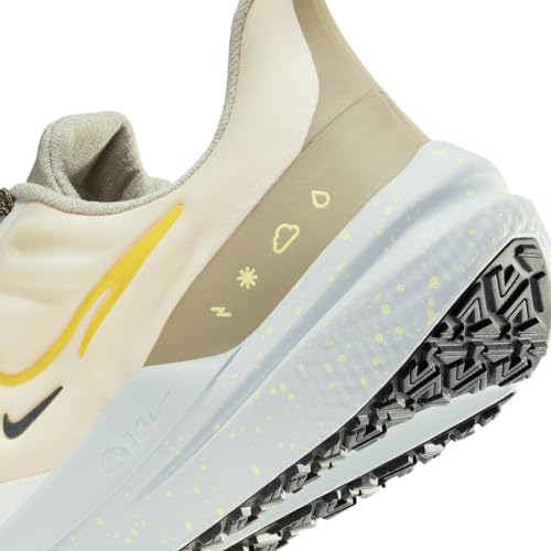 Nike Air Winflo Shield Womens Running Trainers DM1104 Sneakers Shoes (UK 6.5 US 9 EU 40.5, Pale Ivory high Voltage 100)