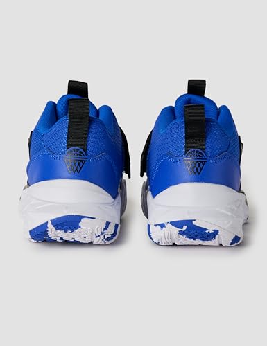 Nike Big Kid's Team Hustle D Basketball Shoes, Game Royal/White-Black, 6.5Y