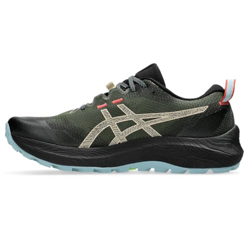 ASICS Men's Gel-Trabuco 12 Sneaker, Smog Green Feather Grey, 6 US