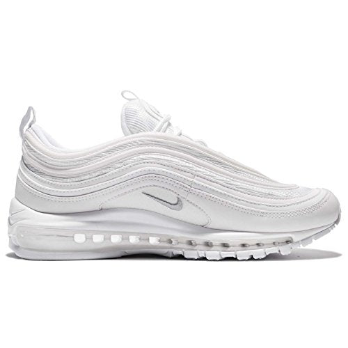 NIKE AIR MAX 97 Mens 921826-101 (White/Wolf Grey/Black), Size 4