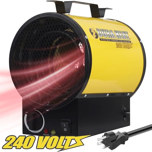 Dura Heat 240V Electric Space Heater for Garage, 3750W, 12800 BTU - EUH4000