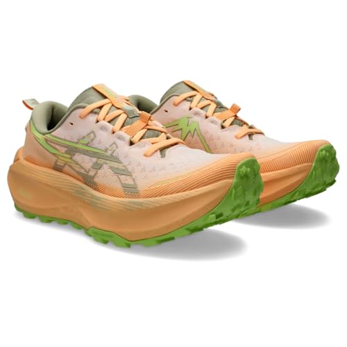 ASICS Men's Trabuco Max 4 Running Shoe, 10, Cream/Khaki