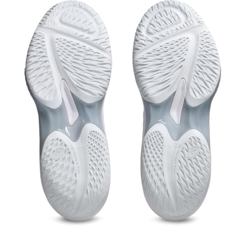 ASICS Women's Sky Elite FF 4 Volleyball Shoes, 7.5, White/Pure Silver
