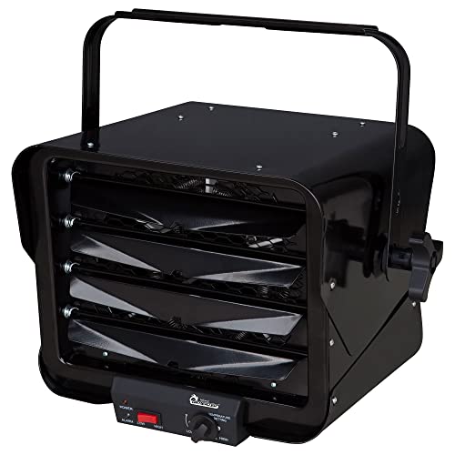 DR. INFRARED HEATER DR966 240-volt Hardwired Shop Garage Commercial Heater, 3000-watt/6000-watt, Black