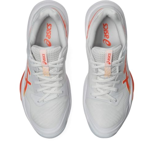 ASICS Women's Sky Elite FlyteFoam 3 Volleyball Shoes, 9, White/Vivid Coral