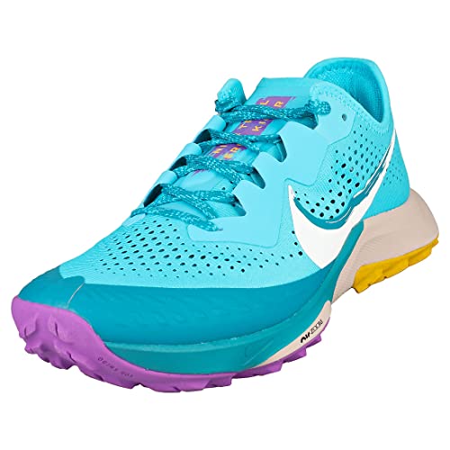 Nike Air Zoom Terra Kiger 7 Mens Running Trainers CW6062 Sneakers Shoes (UK 8 US 9 EU 42.5, Turquoise Blue White 400)