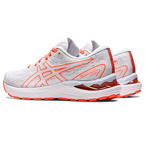 ASICS Women's Gel-Cumulus 23 Running Shoes, 10, White/Sky