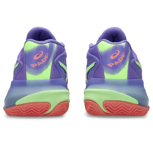 ASICS Women's Gel-Resolution X Padel Tennis Shoes, 8, Amethyst/Illuminate Green
