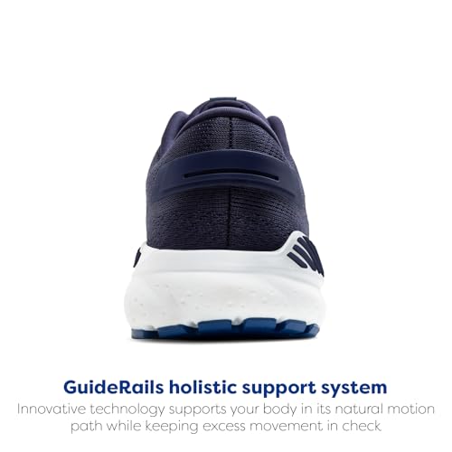 Brooks Men’s Beast GTS 24 Supportive Running & Walking Shoe - Peacoat/True Navy/White - 9 Medium