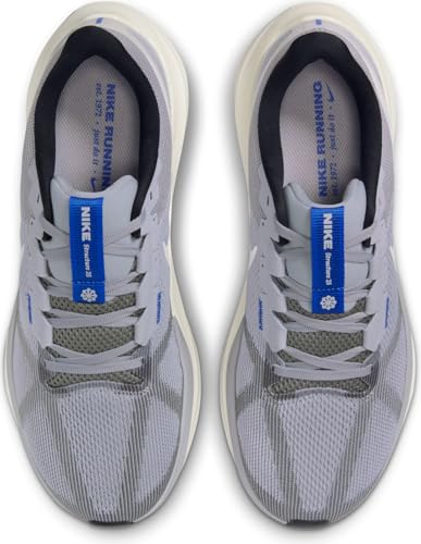 Nike Structure 25 Men's Road Running Shoes (DJ7883-011, Smoke Grey/Wolf Grey/Sail/White) Size 11.5