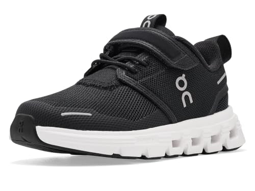 On Unisex Kid Cloud Play 2 (Little Kid), Black/White, 2, Medium, Little Kid