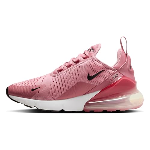Nike Air Max 270 Women's Shoes (AH6789-607, Elemental Pink/Desert Berry/White/Black) Size 6