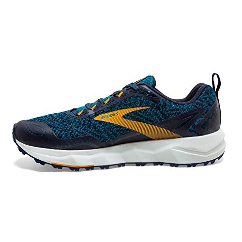 Brooks Mens Divide Running Shoe - Lagoon/Navy/Golden Rod - D - 12