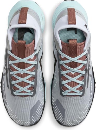 Nike Women's React Pegasus Trail 4 Gore-Tex Trainers, Lt Smoke Grey Black Glacier Blue, 6.5