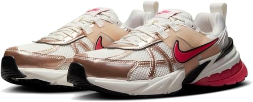 Nike V2K Run Women's Shoes (HJ7389-838, Guava Ice/Aster Pink/Black/Metallic Silver) Size 6.5