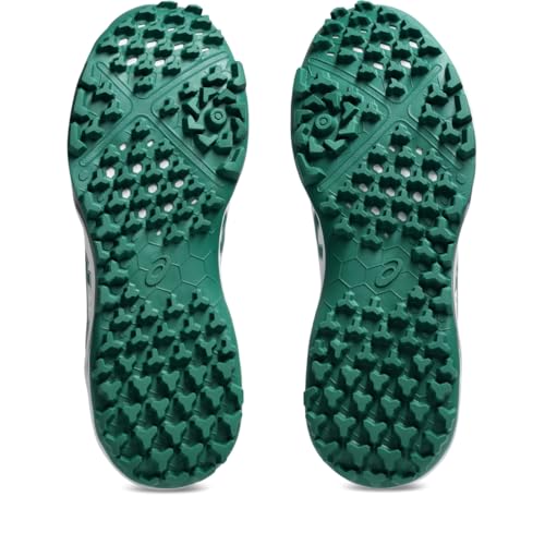 ASICS Unisex Gel-Lethal Field 2 Soccer Shoe, 6M / 7.5W, White/Jasper Green