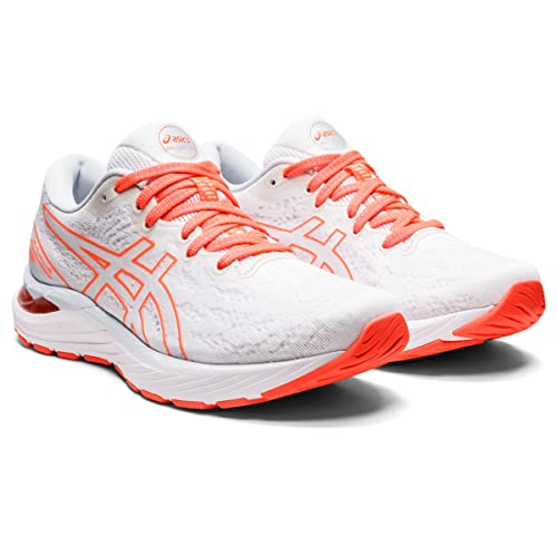 ASICS Women's Gel-Cumulus 23 Running Shoes, 10, White/Sky
