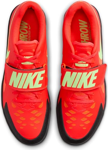 Nike Zoom Rival SD 2 Track & Field Throwing Shoes (FZ9665-600, Bright Crimson/Lime Blast/Hyper Orange/Washed Coral) Size 10