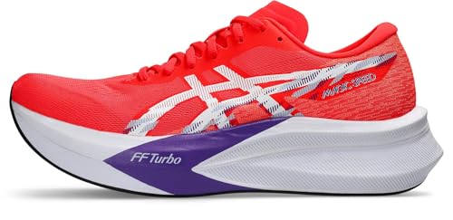 ASICS Men's Magic Speed 4 Trainers, Flash Red White, 10.5 US