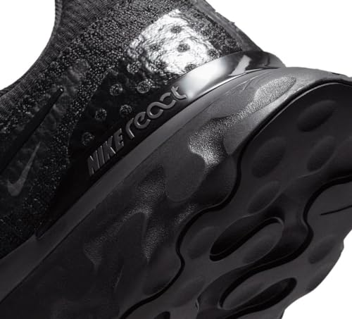 Nike Men's React Infinity Run Flyknit 3Sneaker, Black, 7.5 UK