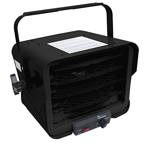 DR. INFRARED HEATER DR966 240-volt Hardwired Shop Garage Commercial Heater, 3000-watt/6000-watt, Black