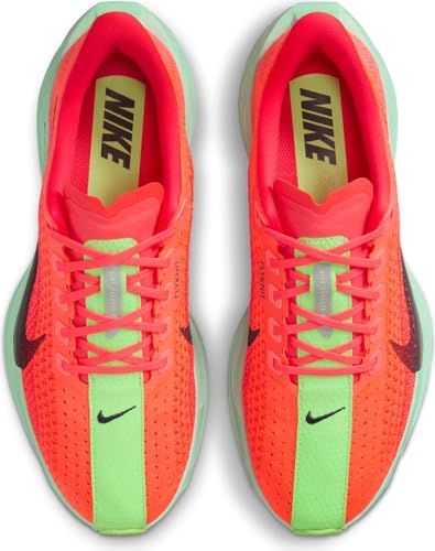 Nike Pegasus Plus Women's Road Running Shoes (FQ7261-600, Bright Crimson/Lime Blast/Mint Foam/Cave Purple) Size 7.5