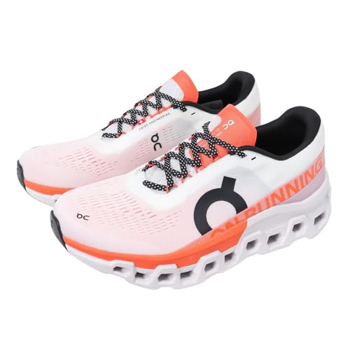 On Men's Cloudmonster 2 Running Shoes, Undyed/Flame, 11 US