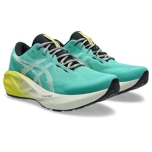 ASICS Novablast 5 Tr mens Sneaker, 300 (aurora green/light dust), 30.0 cm