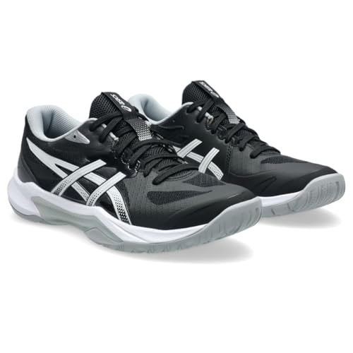 ASICS Women's Gel-Tactic 13 Volleyball Shoes, 8, Black/White