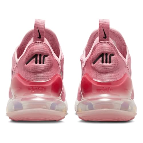 Nike W Air Max 270, Women's Running Shoes, Elemental Pink Desert Berry White Black, 8.5
