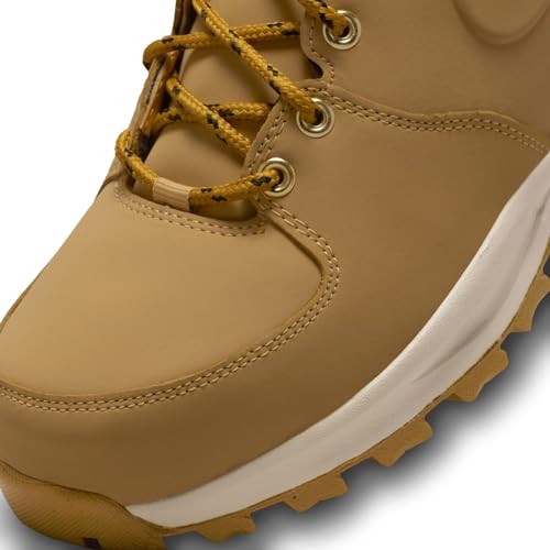 NIKE Men's Manoa Leather Boot, Haystack/Haystack/Velvet Brown, 8.5 D(M) US