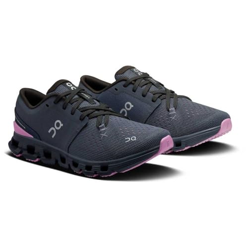 On Womens Cloud X 4 Navy/Sakura 6.5 Medium