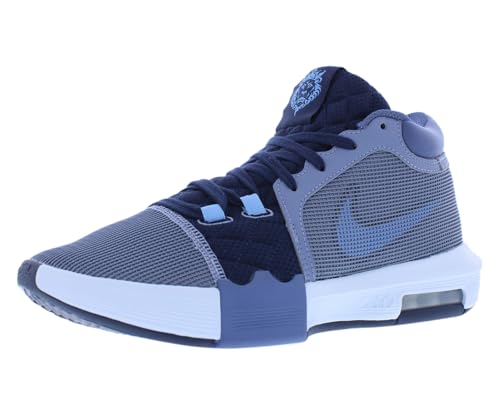 Nike Mens' Lebron Witness VIII Basketball Shoes (Ashen Slate/Diffused Blue/University Blue/White, US Footwear Size System, Adult, Men, Numeric, Medium, 10)