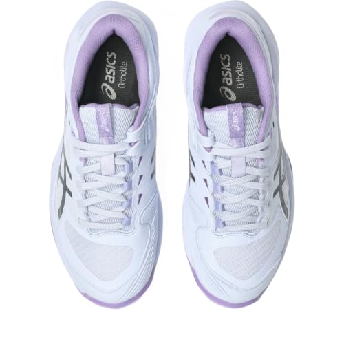 ASICS Women's Solution Speed FF 4 Night Energy Tennis Shoes, Blue Fade/Gunmetal, 9
