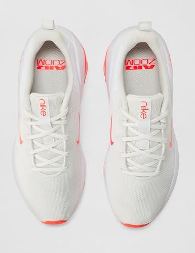 Nike Women's Bella 7 Training/Workout Shoes, White/Hot Lava-White, 8